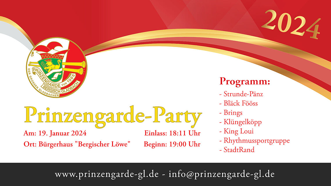 Prinzengarde-Party 2024