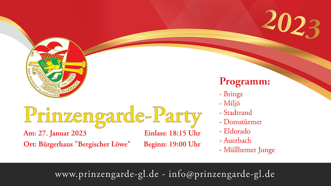 Prinzengarde-Party 2023